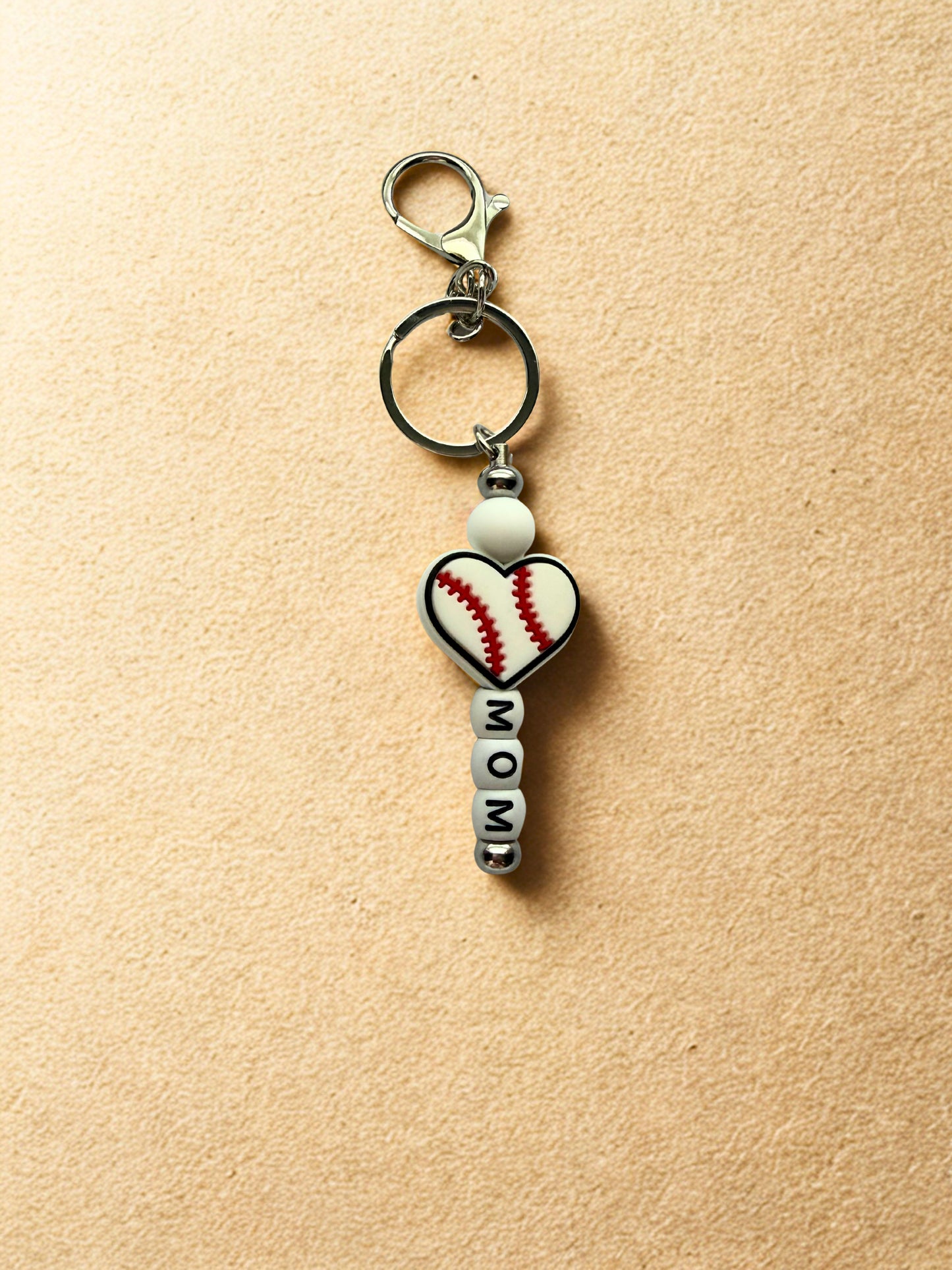 Baseball Mom Keychain