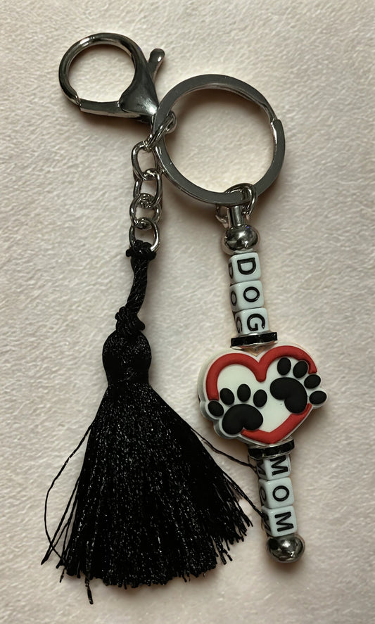 Dog Mom Keychain